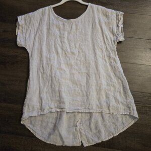 Linen tunic top